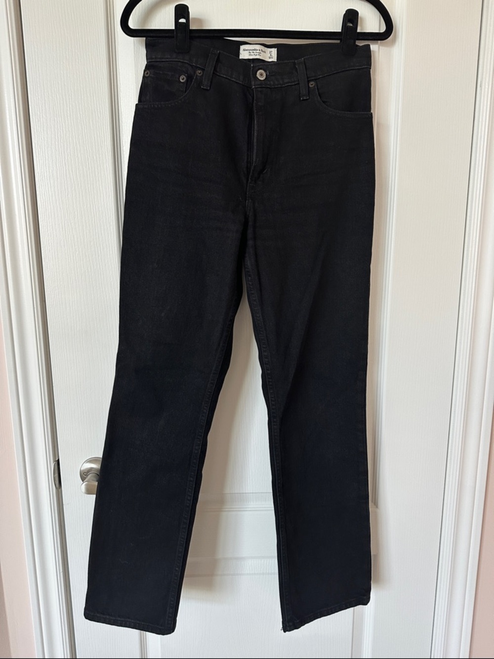 90’s straight, ultra high rise jeans A&F